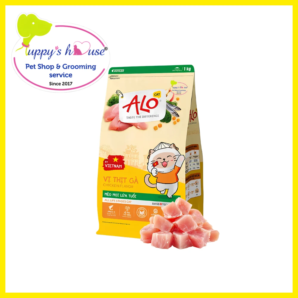 Hạt Alo Cat cho mèo mọi lứa tuổi, túi 1kg
